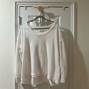 Free People We The free FP One Blake Thermal in Coconut Milk, size small.